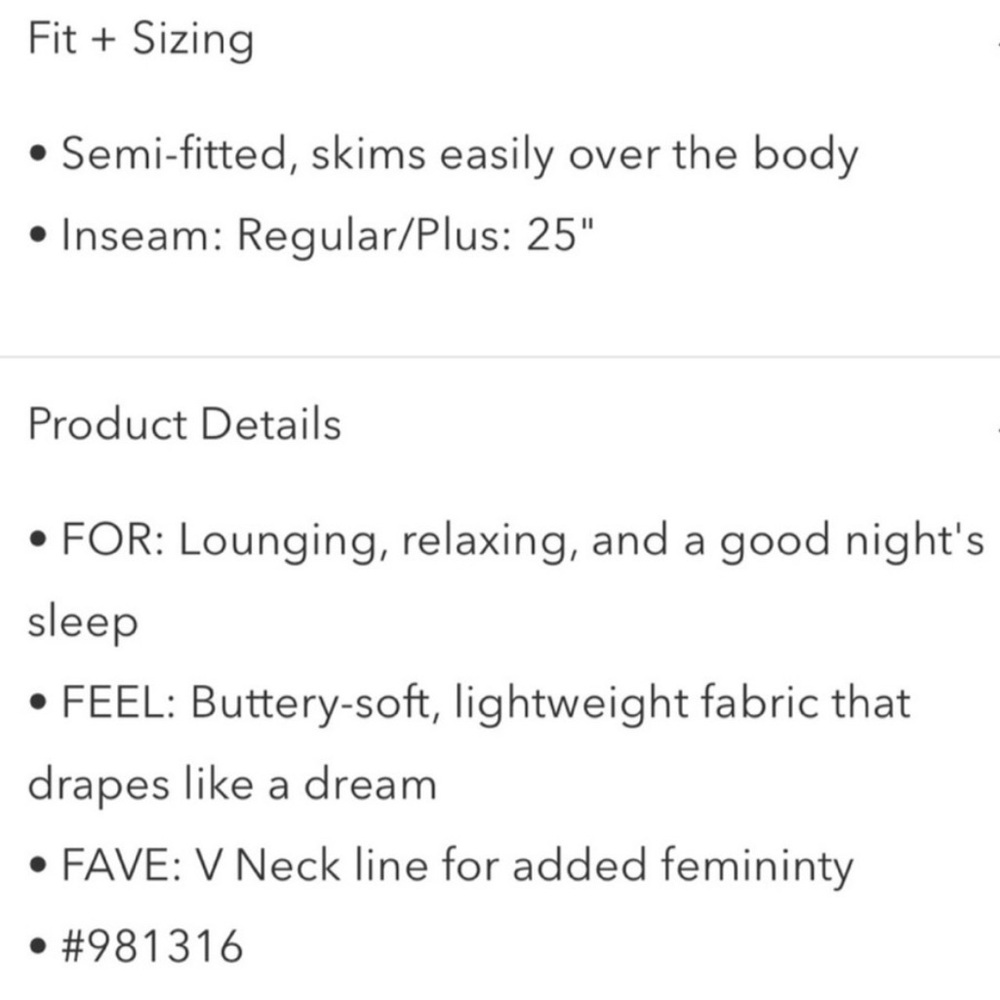 Athleta Nighttime Bliss Sleep Romper Women’s Medium Black - Picture 4 of 6